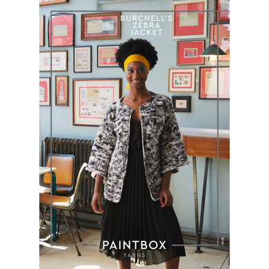 Burchell's Zebra Jacket - Free Crochet Pattern For Women in Paintbox Yarns