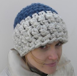Two Colored Crochet Beanie