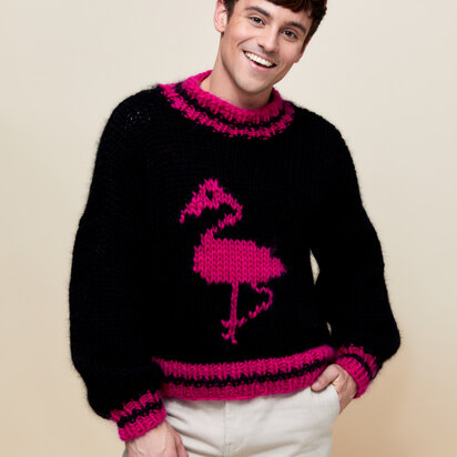 Made with Love - Tom Daley Flamin-GO For It S-M Jumper Knitting Kit