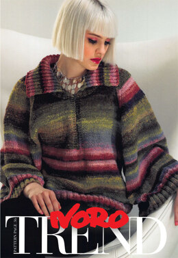 Trend Sweater in Noro Kureyon - Downloadable PDF