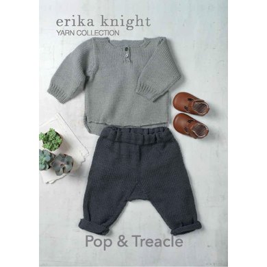 Pop & Treacle Sweater and Leggins in Erika Knight Gossypium Cotton - Downloadable PDF