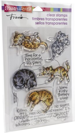Stampendous Perfectly Clear Stamps - Kitty Therapy