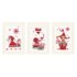 Vervaco Christmas Gnomes Cards Set (3pcs) Cross Stitch Kit