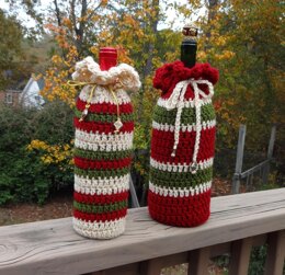 Perfect Wine Bottle Crochet Gift Bag