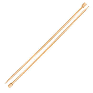 Pony Bamboo Single Point Needles 33cm (1 Pair)