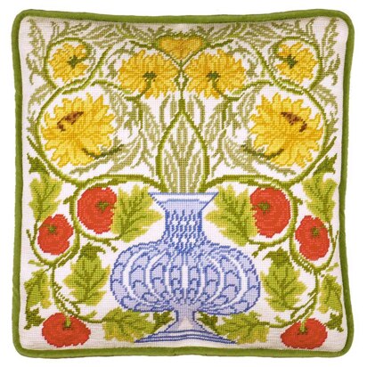 Bothy Threads Vase of Roses Tapestry Kit - 35.5 x 35.5cm