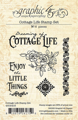Graphic 45 Cottage Life Stamp Set