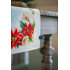 Vervaco Christmas Flowers Aida Table Runner Cross Stitch Kit - 32cm x 84cm