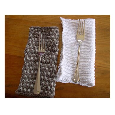 Knitted napkins