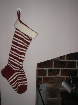 Stripy stocking