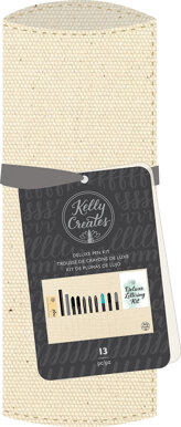 American Crafts Kelly Creates Deluxe Lettering Kit 13/Pkg - Canvas