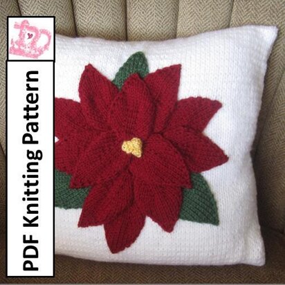 Poinsettia Pillow