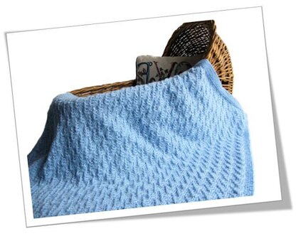 Tamsen Blue Baby Blanket