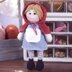 Doll Knitting Pattern - Red Riding Hood Layla