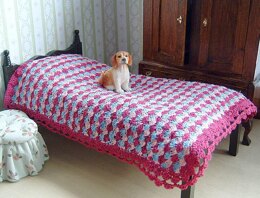 1:12th scale Tri-colour bedspread