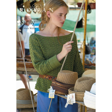 Sicily Sweater in Rowan Cotton Glace