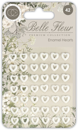 Craft Consortium Belle Fleur - Enamel Hearts