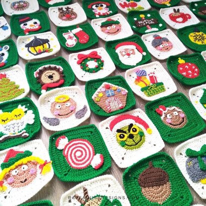 Christmas Granny Squares Collection
