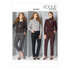 Vogue Misses'/Misses' Petite Pants V9155 - Paper Pattern, Size 4-6-8-10-12