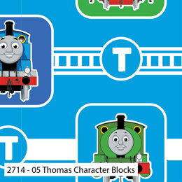 Craft Cotton Company Thomas and Friends Classic - Thomas Character Blocks
