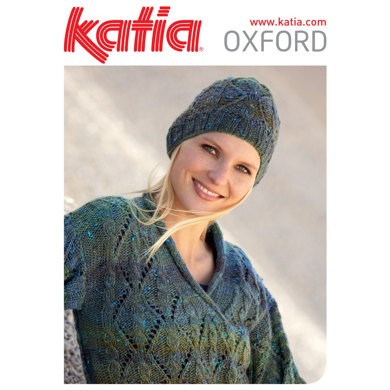 Ladies Lace Work Hat in Katia Oxford - 16