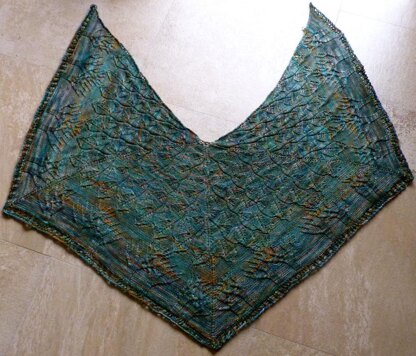 Into the Forest Square Shawl