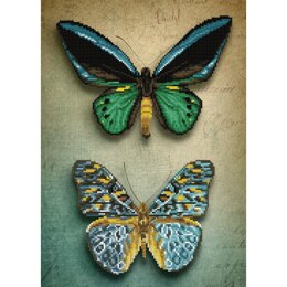Needleart World  Antique Butterflies Diamond Painting Kit
