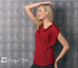 Short Sleeve Sweater in Katia Royal Silk