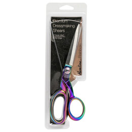 Hemline Scissors: Dressmakers Shears: 21cm/8.25in: Rainbow
