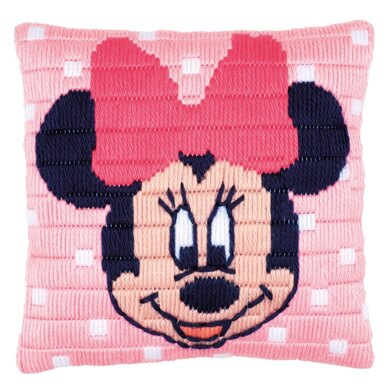 Vervaco Disney - Minnie Mouse Long Stitch Cushion Kit - 25 x 25cm / 10" x 10"