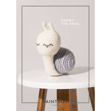 "Sammy the Snail" : Amigurumi Crochet Pattern for Toys in Paintbox Yarns DK | Light Worsted Yarn