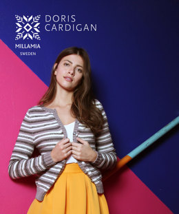 Doris Cardigan - Knitting Pattern For Women in MillaMia Naturally Soft Merino