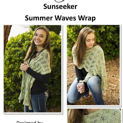 Summer Waves Wrap in Cascade Sunseeker - DK309