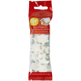 Wilton Gingerbread House Snowflake Candy Decorations, 1 oz.