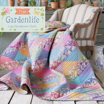 Tilda Lazy Gardener's Quilt - Gardenlife Collection
