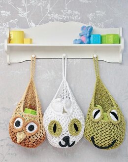 Owl, Pussy Cat & Frog Baskets