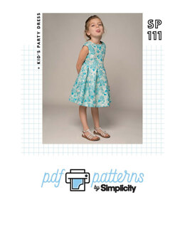 Simplicity Child Party Dress SP111 - Downloadable PDF