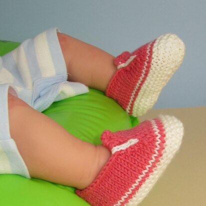 Baby Simple Slip On Deck Shoes Booties