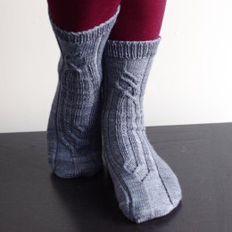 Timey Wimey Toe-Up Socks
