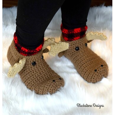 Moose Slippers - Adult