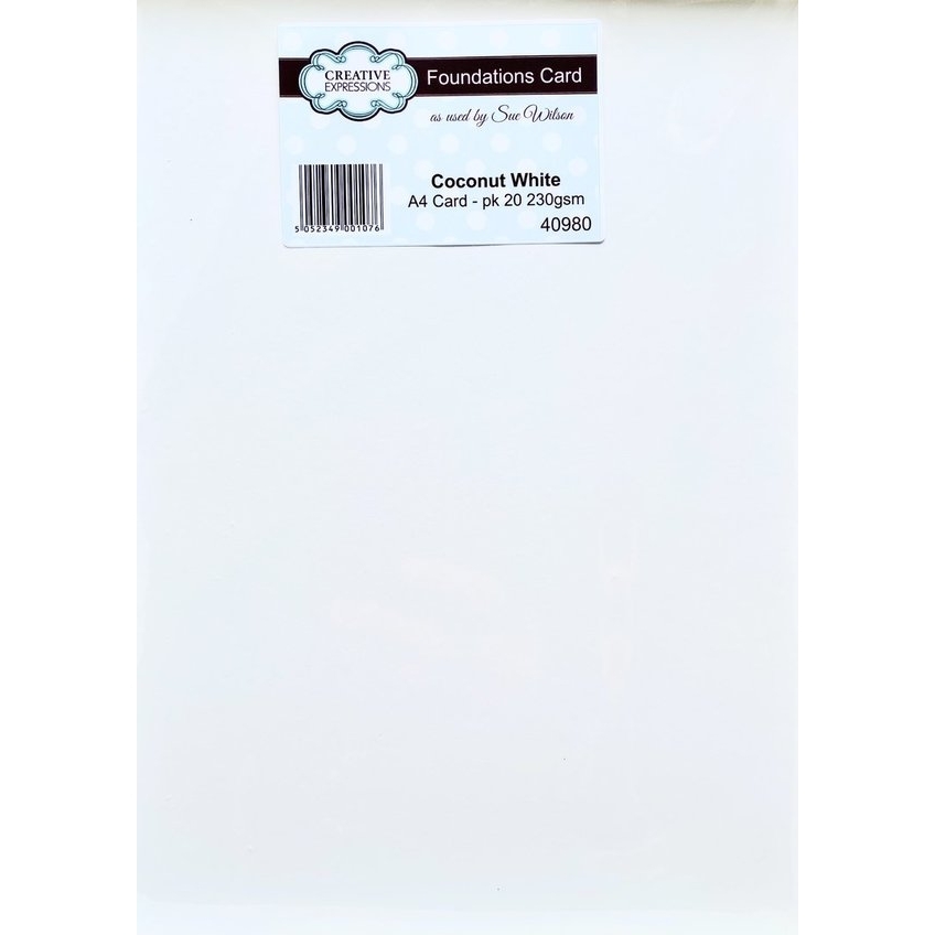 Creative Expressions Foundations Pearlescent A4 Card Packs 20 Sheets 