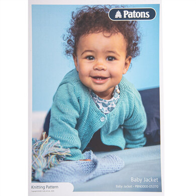 Baby Jacket in Patons Cotton Bamboo - Leaflet
