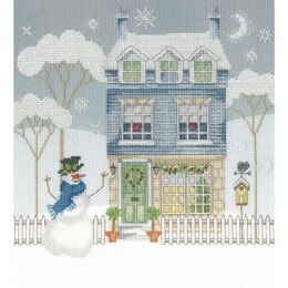Bothy Threads Home For Christmas Cross Stitch Kit - 25 x 28cm