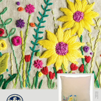 DMC Secret Garden (with Magic Paper) Embroidery Kit - 40cm x 1cm x 40cm