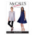 McCall's Misses' Top and Dress M7407 - Paper Pattern Size 14-16-18-20-22