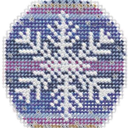 Mill Hill Royal Snowflake Ornament Cross Stitch Kit