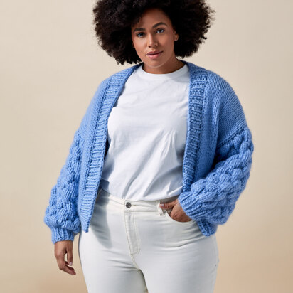 Made with Love - Tom Daley Bubble S-M Cardigan Knitting Kit