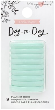 American Crafts Maggie Holmes Day-To-Day Planner Small Discs 2"X4" 9/Pkg - Mint