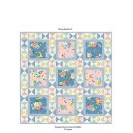 LoveCrafts Traditional Spring Garden Quilt -  Downloadable PDF