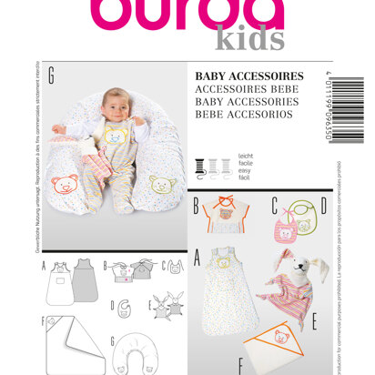 Burda B9635 Baby Accessories